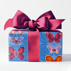 Gift Wrap - "Butterfly Blue"