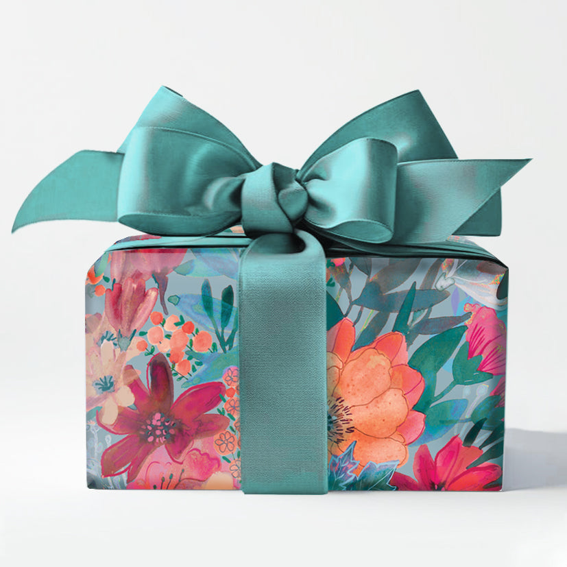 Gift Wrap - "Camellia Bouquet"