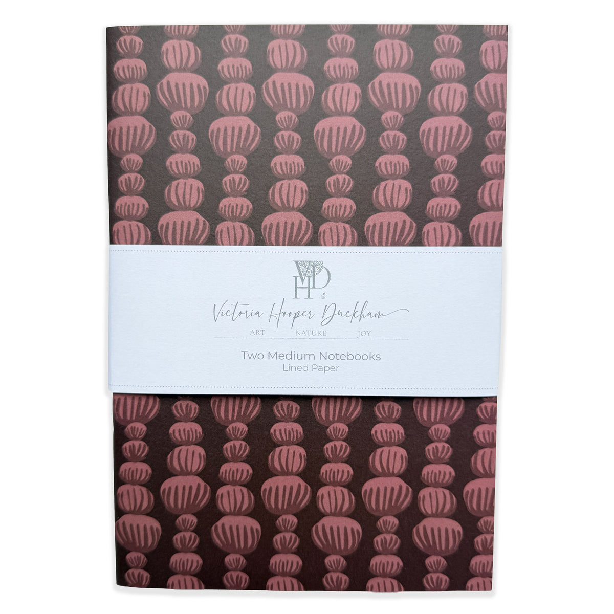Medium Notebooks - "Cotton Balls" Two pack