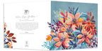 Greetings Card - "Dahlias"