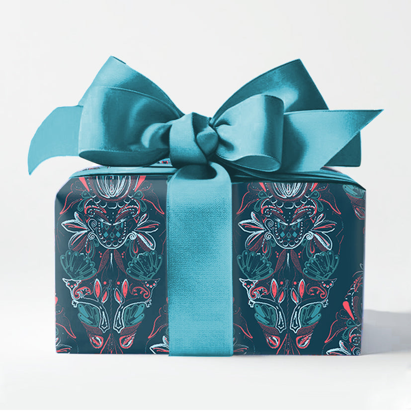 Gift Wrap - "Damask Diamonds"