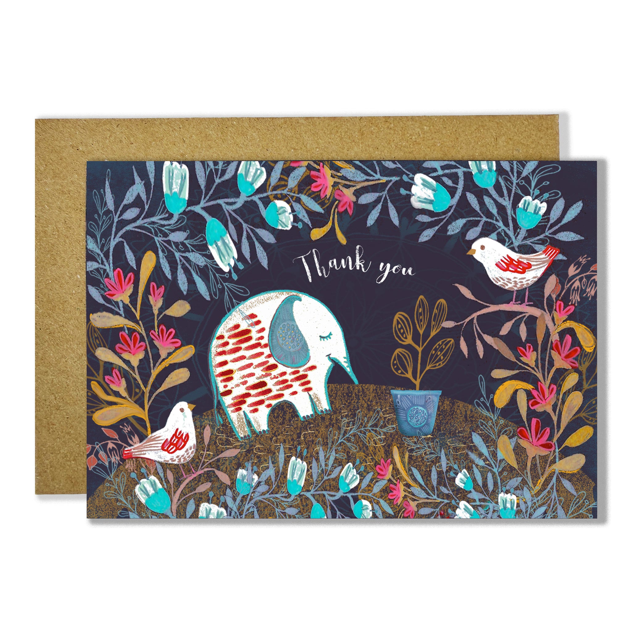 Greetings Card - "Elephants Never Forget"