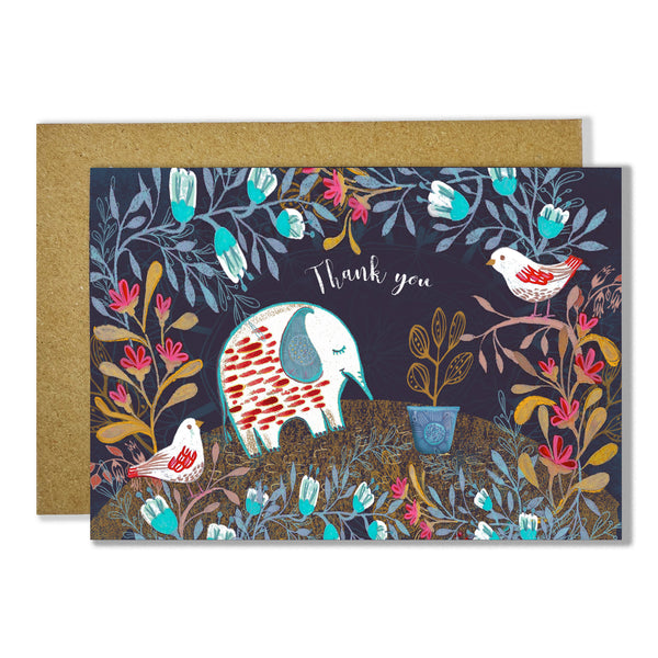 Greetings Card - "Elephants Never Forget"