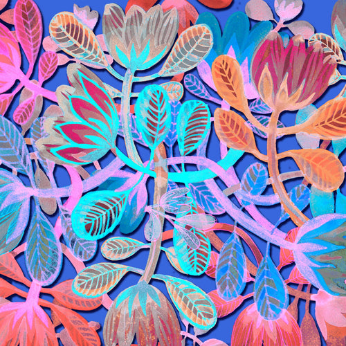 Gift Wrap - "Festival Flower Nights"