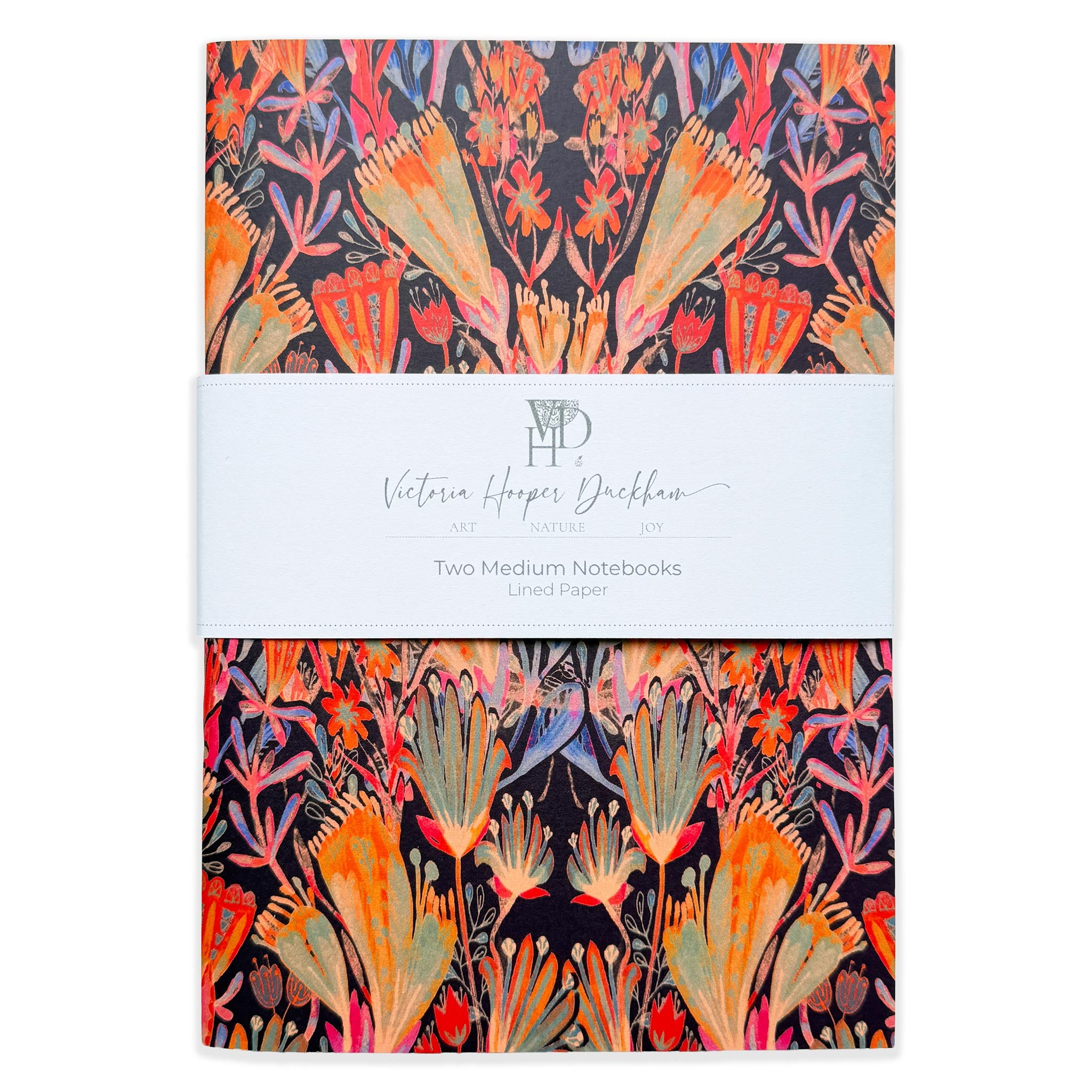 Medium Notebooks - "Festival Nights" Two pack