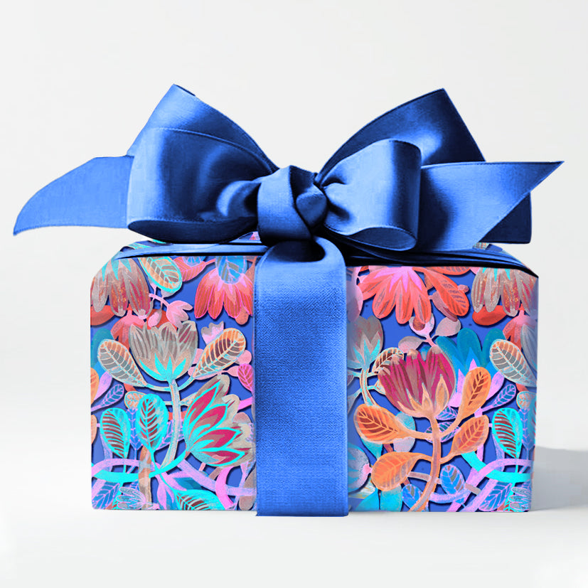 Gift Wrap - "Festival Flower Nights"