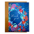 Greetings Card - "Folk Flower Garland"