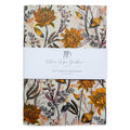 Medium Notebooks - "Gold Flowers" Two pack