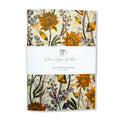 Small Notebooks - "Gold Lush Flowers" Two pack