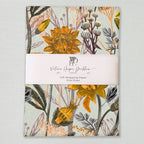 Golden Flowers Gift Wrap