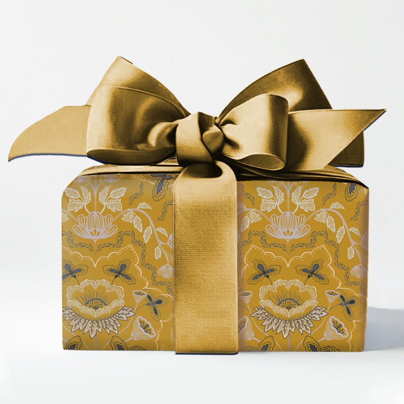 Gift Wrap - "Lace Flowers"