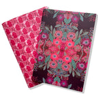 Small Notebooks - "Gouache Flowers"  Two pack