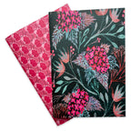 Medium Notebooks - "Hydrangea Posy" Two pack