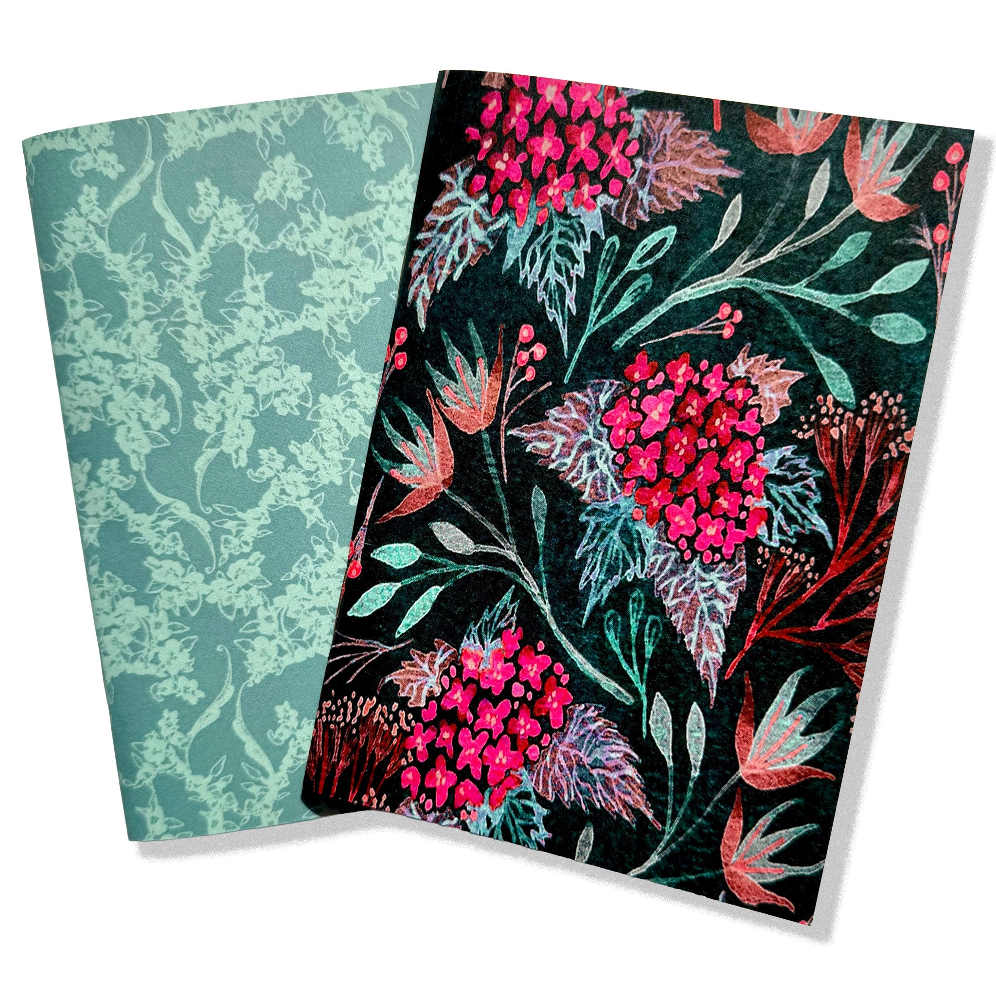 Small Notebooks - "Hydrangea Posy" Two pack