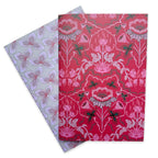 Medium Notebooks - "Lace Flowers" Two pack