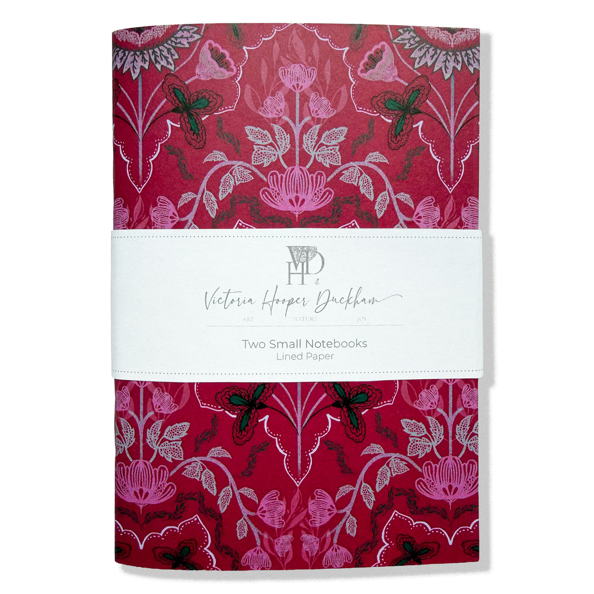 Small Notebooks - "Lace Flowers"  Two pack