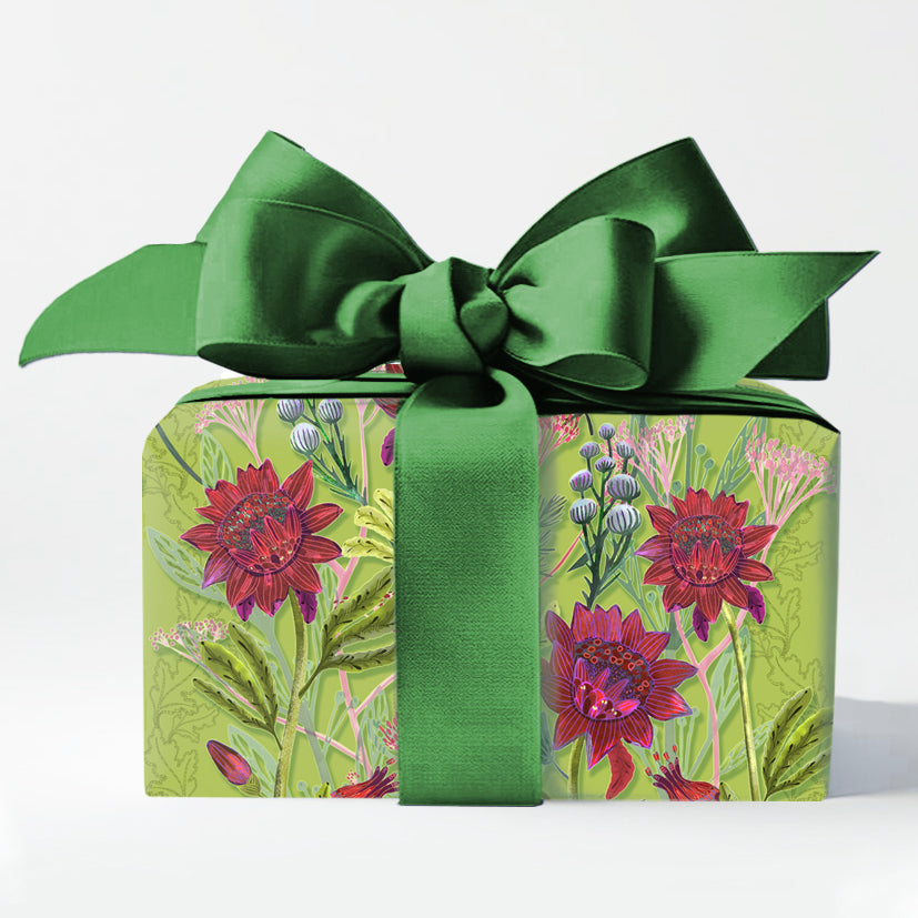 Gift Wrap - "Lush Flowers"
