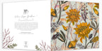 Greetings Card - "Gold Fantasy Flowers"