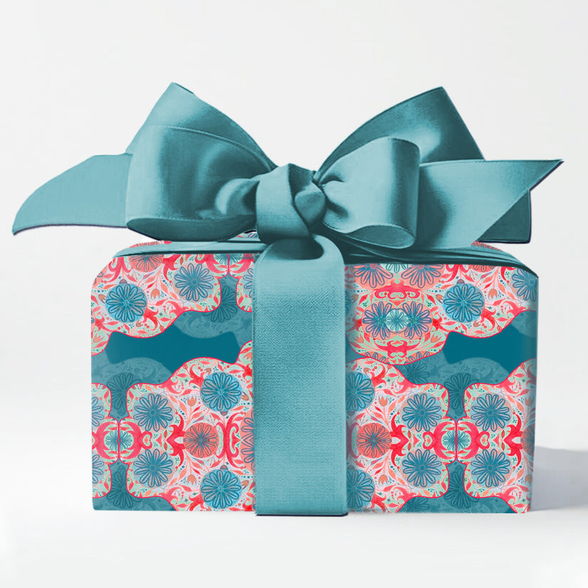 Gift Wrap - "Medallions Zig-Zag"