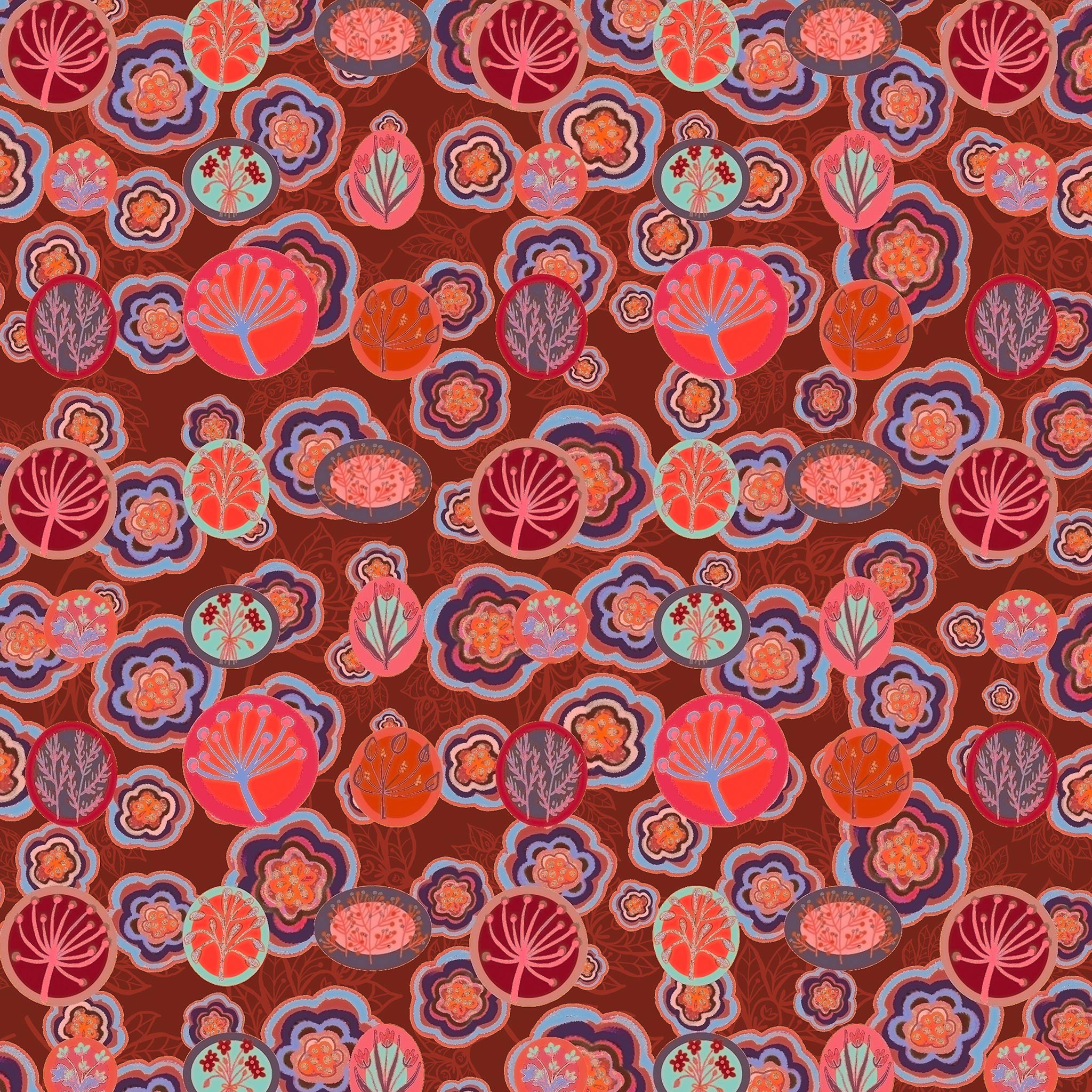 Gift Wrap - "Mille Fleurs"