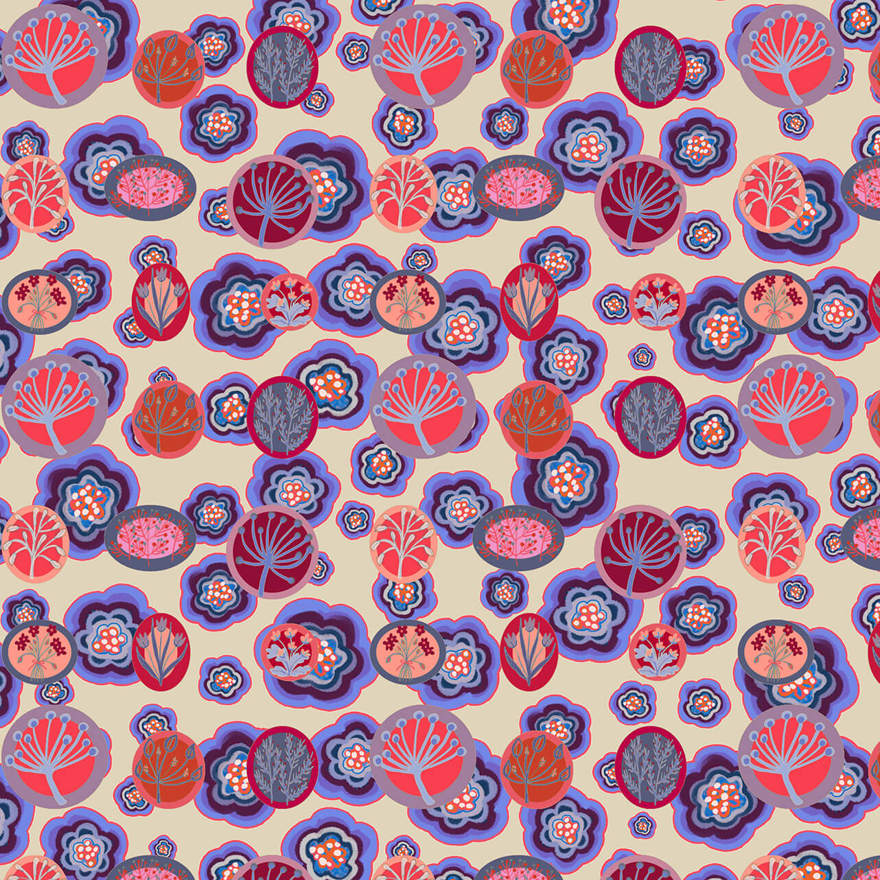 Gift Wrap - "Mille Fleurs"