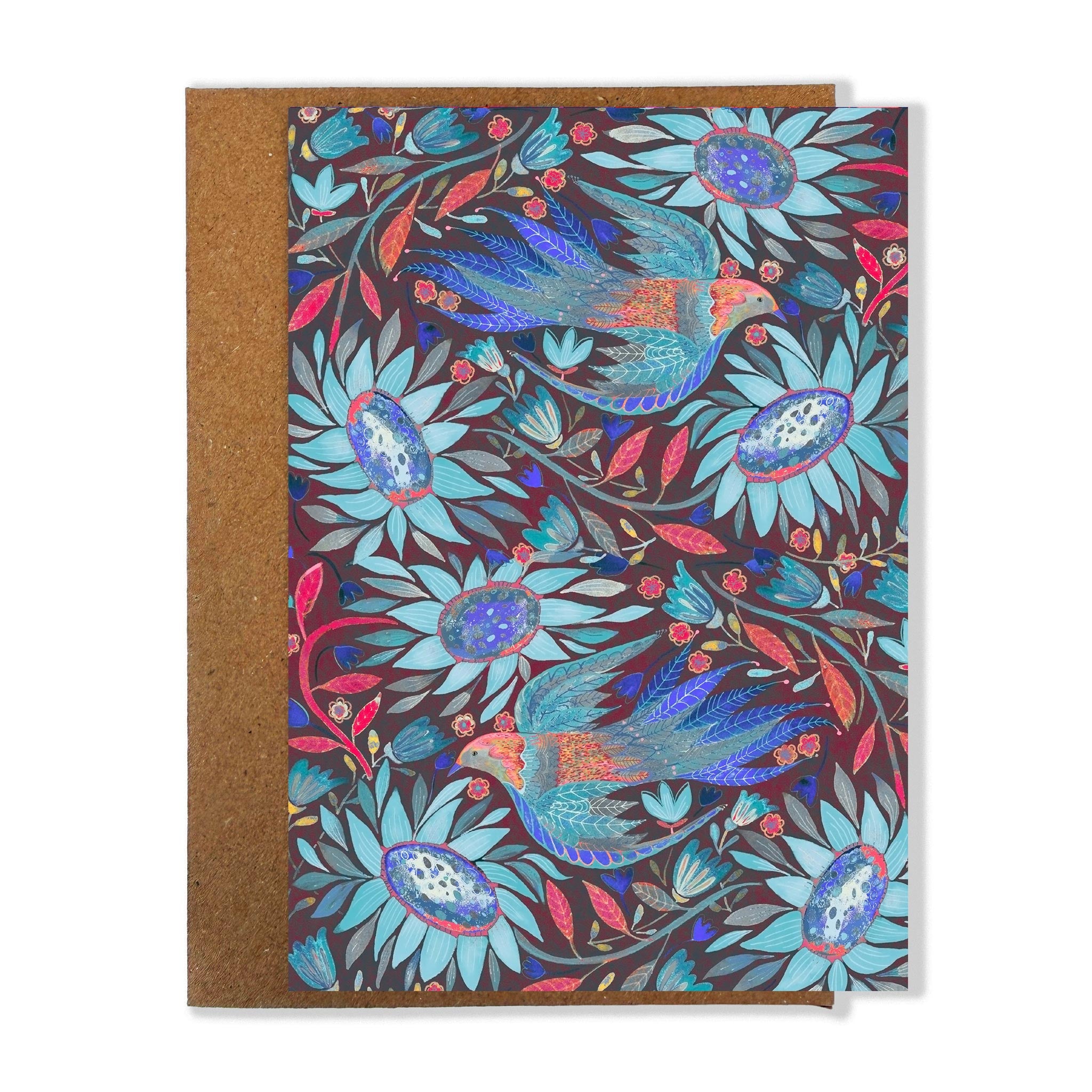 Greetings Card - "Radiant Bird"