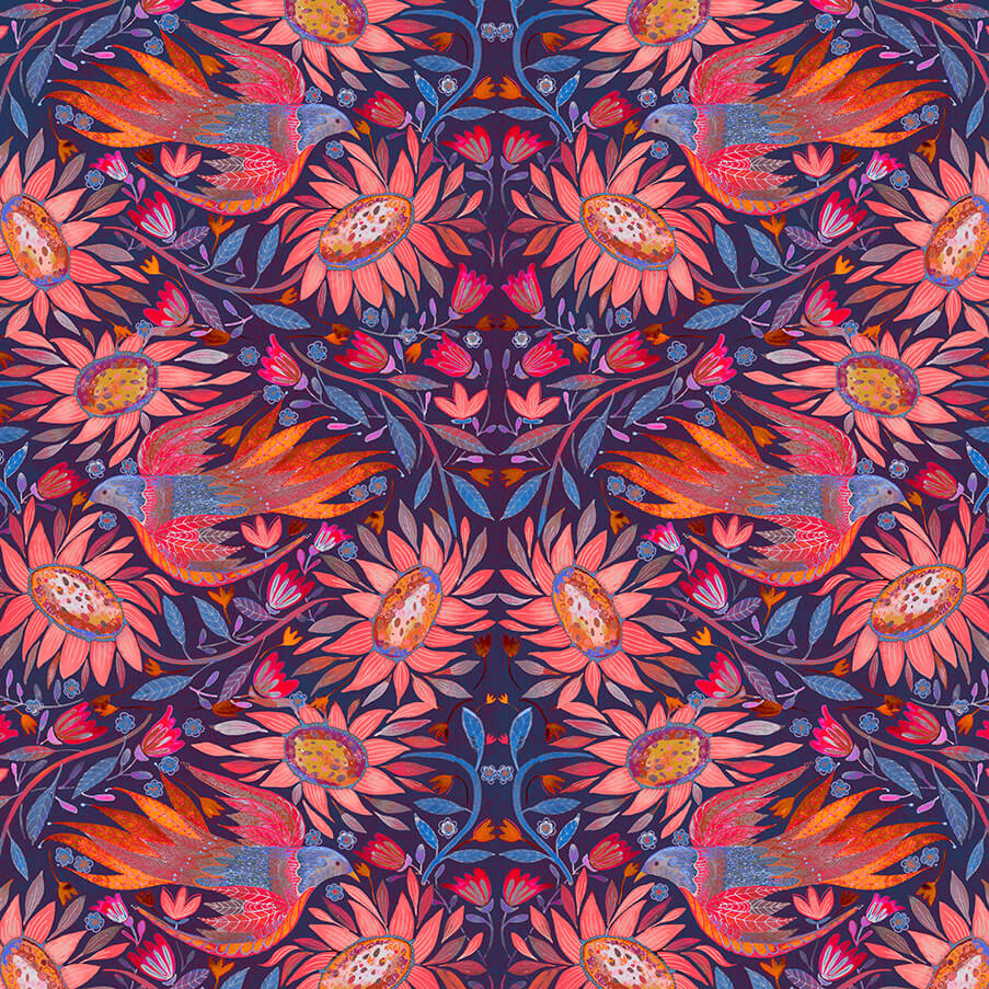 Radiant Bird Gift Wrap