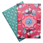 Medium Notebooks - "Vase, Butterfly, Bug" Two pack