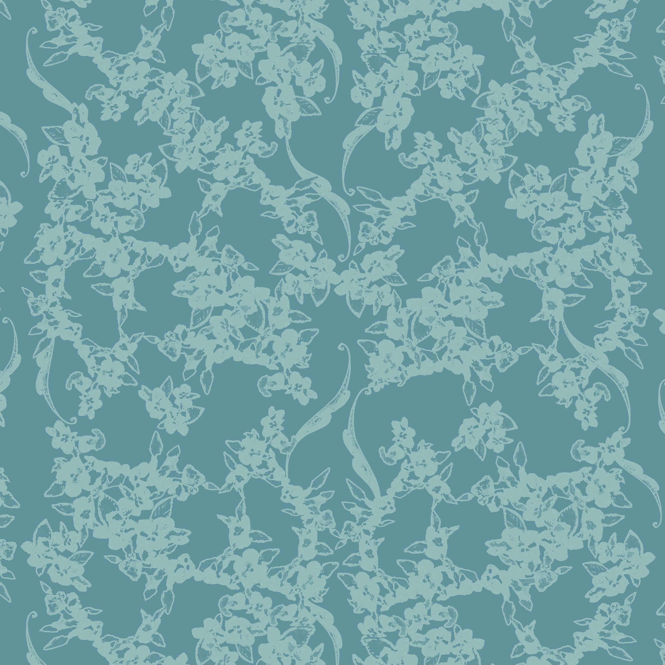 Gift Wrap - "Violets"