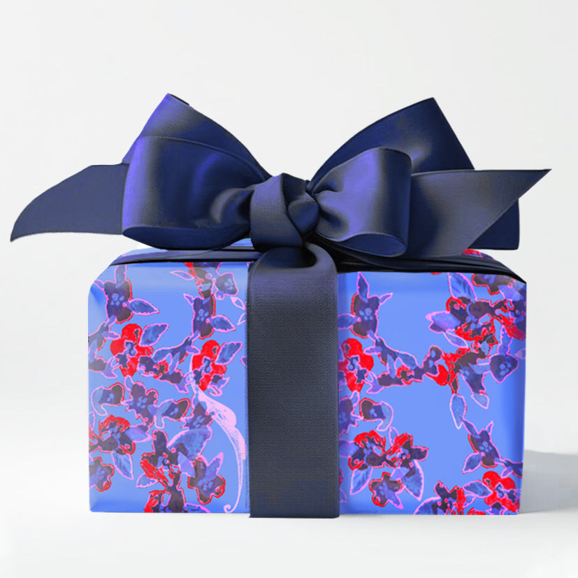 Gift Wrap - "Violets"
